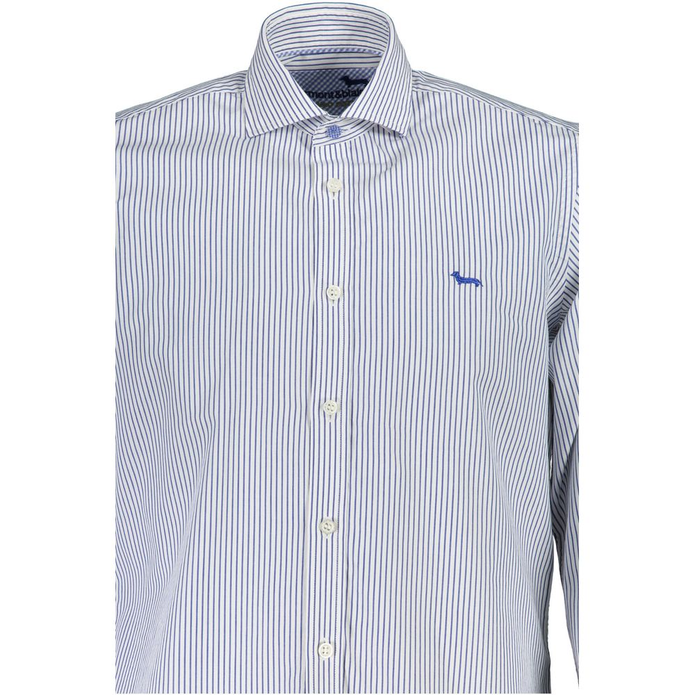 Harmont & Blaine White Cotton Men Shirt