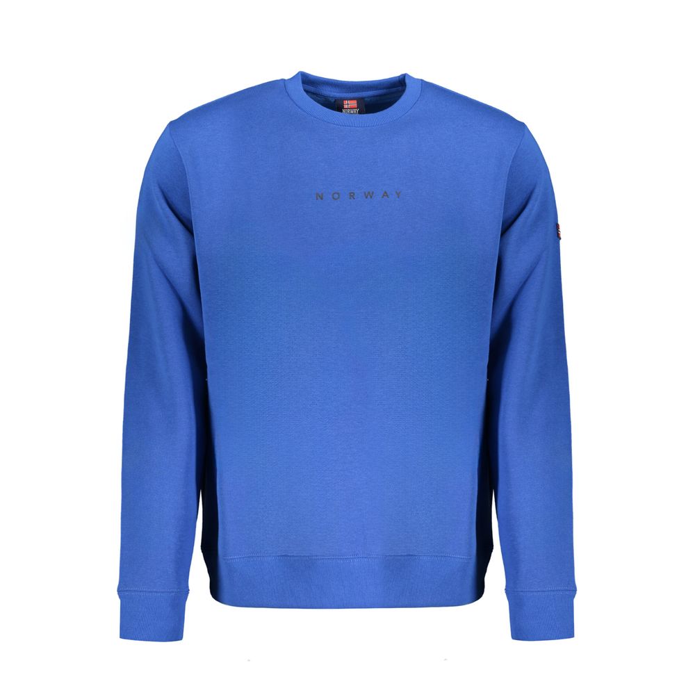 Norway 1963 Blue Cotton Men Sweater