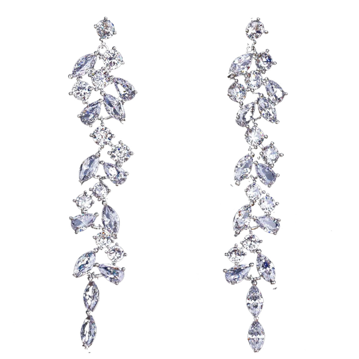 Crystal Wedding Drop Earrings