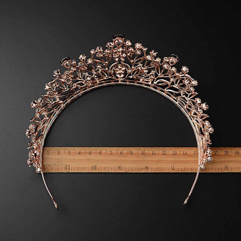 Bridal Crown Tiara Artificial Zircon Princess